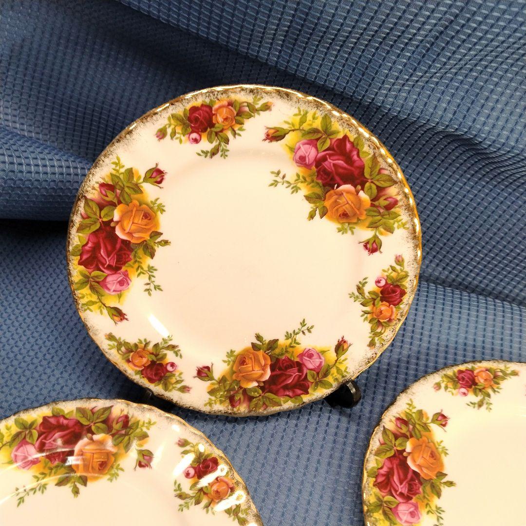 ロイヤルアルバート 27cm オールドカントリーローズの楕円形皿2枚