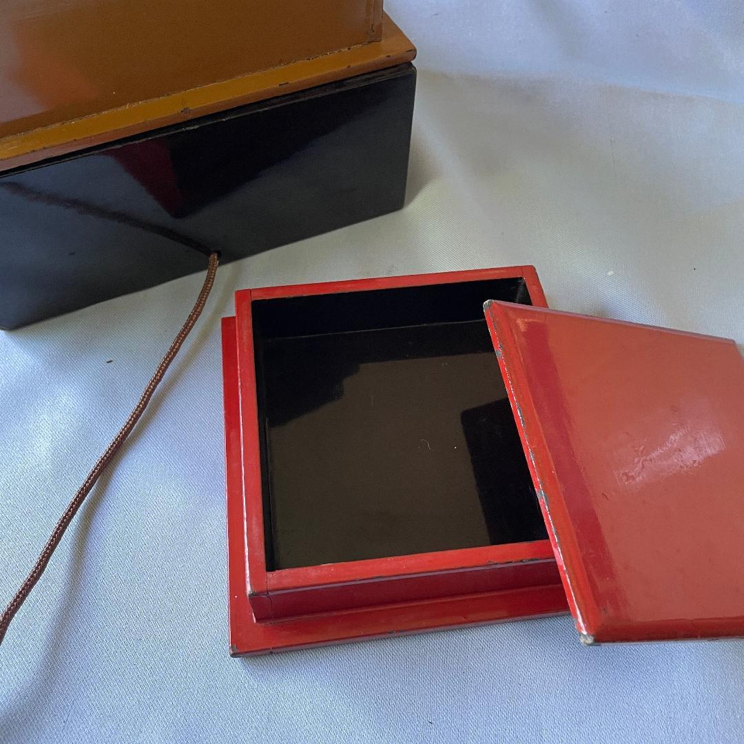 骨董品 五段重箱