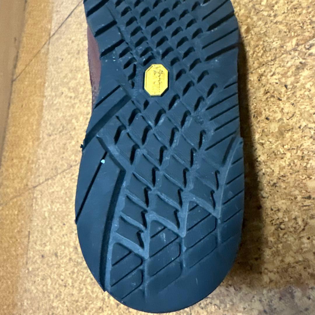 RUSSELLブラウン レザー モカシンシューズ