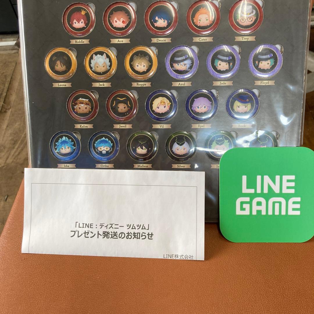 ディズニー ツイステッドワンダーランド 限定缶バッジセット 当選品