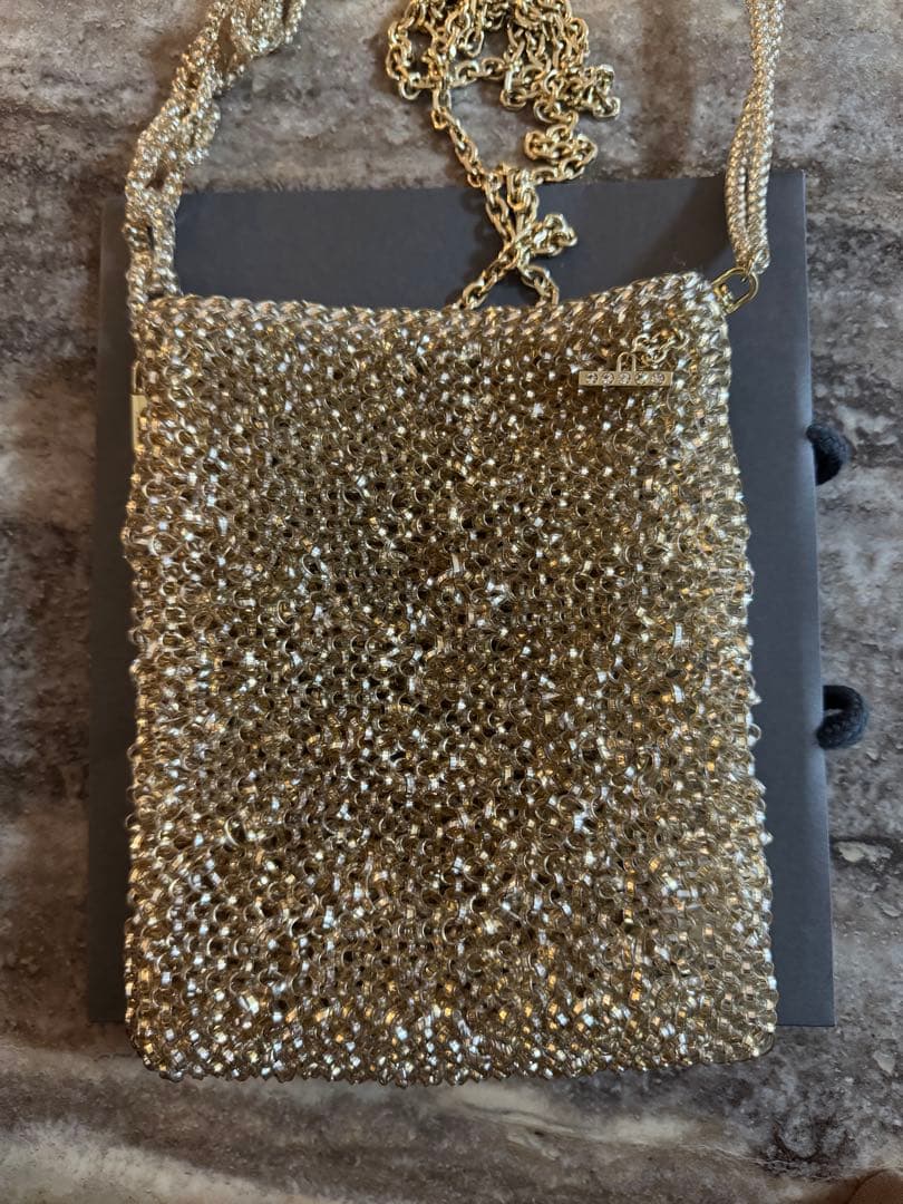 ANTEPRIMA ゴールドビーズ　バッグ　2way