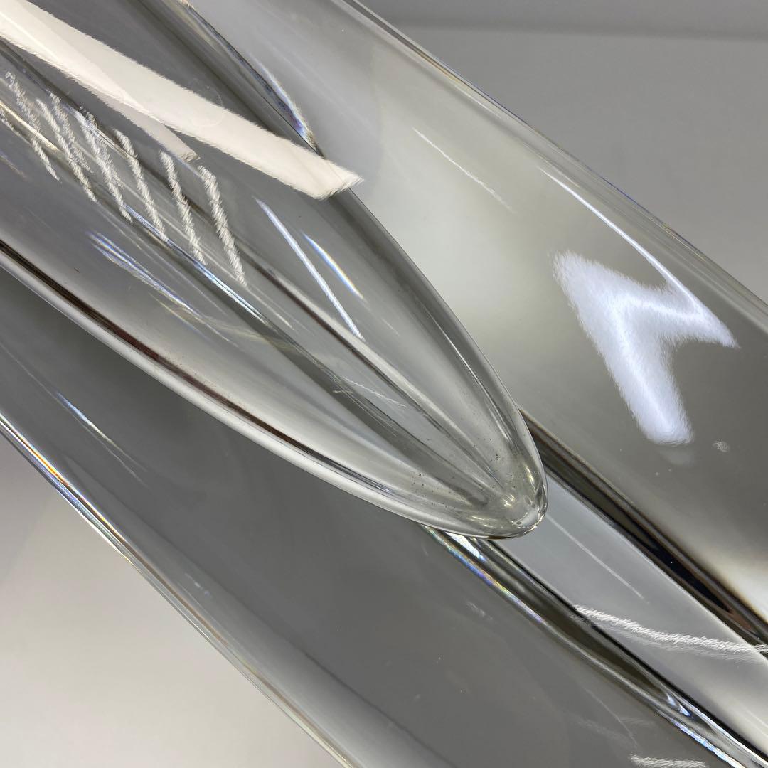 専用 ☆洋3バカラ フラワーベース 高さ32.8㎝ タエサ 東Y6-1120①