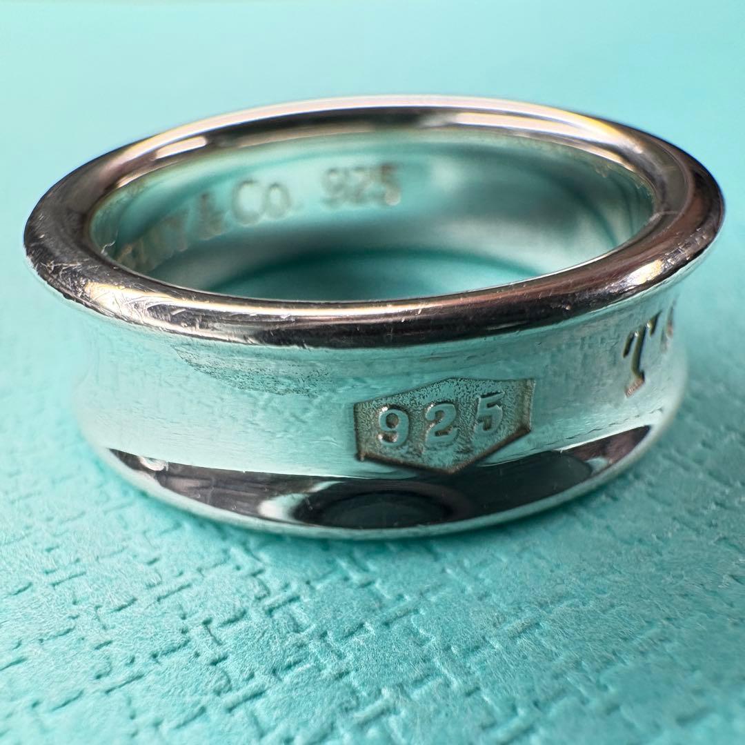 【美品】約17号 ティファニー Tiffany ナロー 1837リングSV925