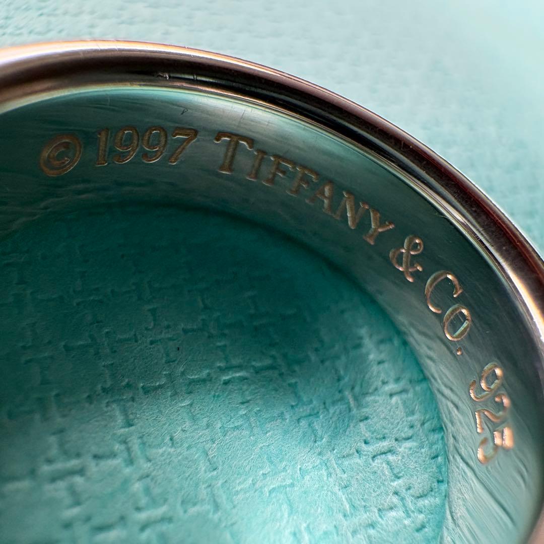 【美品】約17号 ティファニー Tiffany ナロー 1837リングSV925