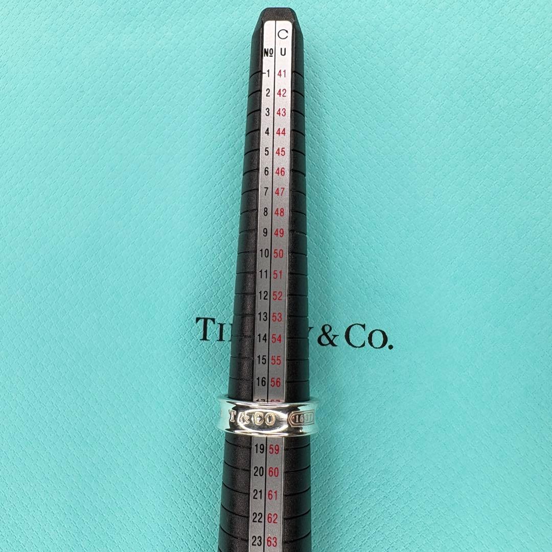 【美品】約17号 ティファニー Tiffany ナロー 1837リングSV925