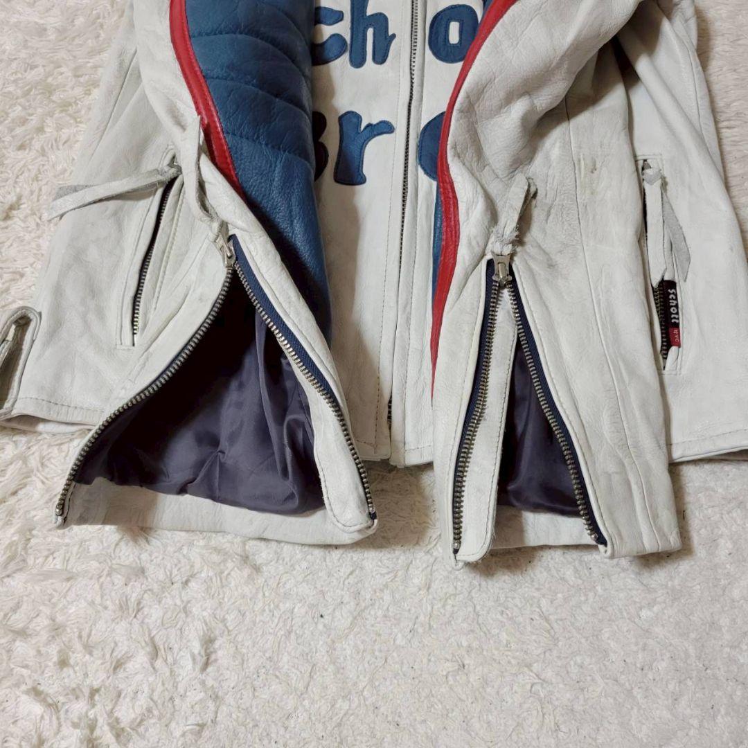 BOZZ様 SCHOTT 13ナンバリング レザーワッペン シングルライダース