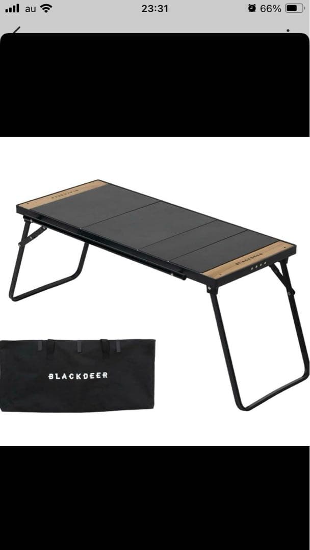 BLACKDEER 折りたたみIGTテーブル BLACKDEER IGTテーブル アルミIGTローテーブル 正方形に折り畳み