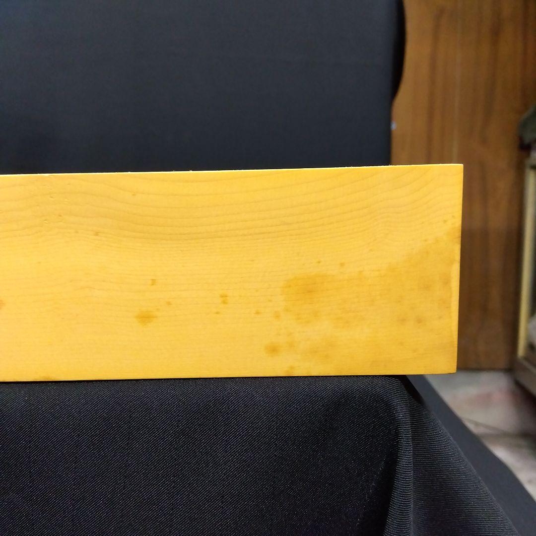 【国産　本榧　2寸卓上碁盤　板目③　未使用】