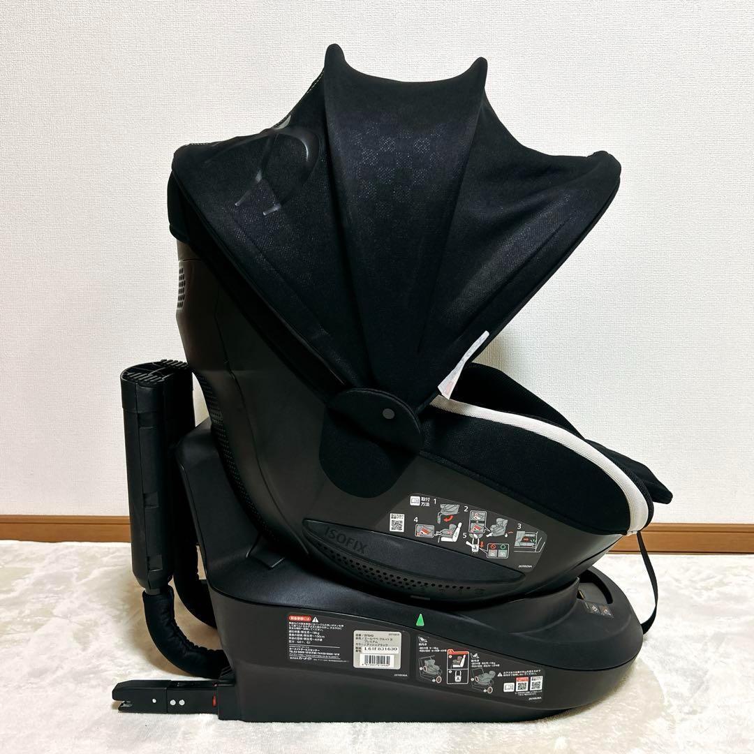 ✨美品✨ エールべべ クルット 3i プレミアム BF840 ISOFIX 黒