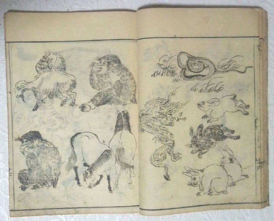 諸職画鑑版画本(黒摺り版画本)鍬形恵齋画(北尾政美)