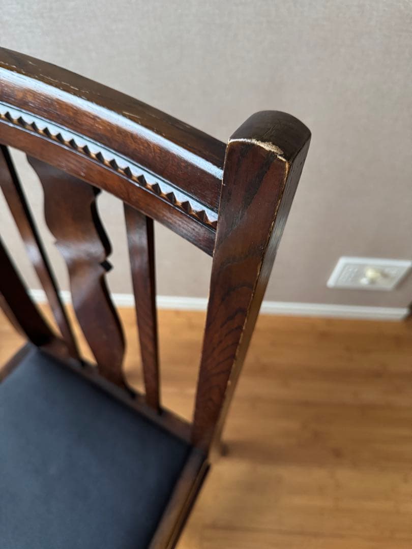 ロイズアンティークス購入 イギリスアンティーク ダイニングチェア1脚