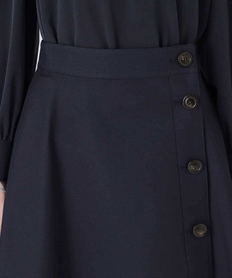 新品ブルーレーベル　ベージュクレストブリッジチェックリバーシブルスカート　36