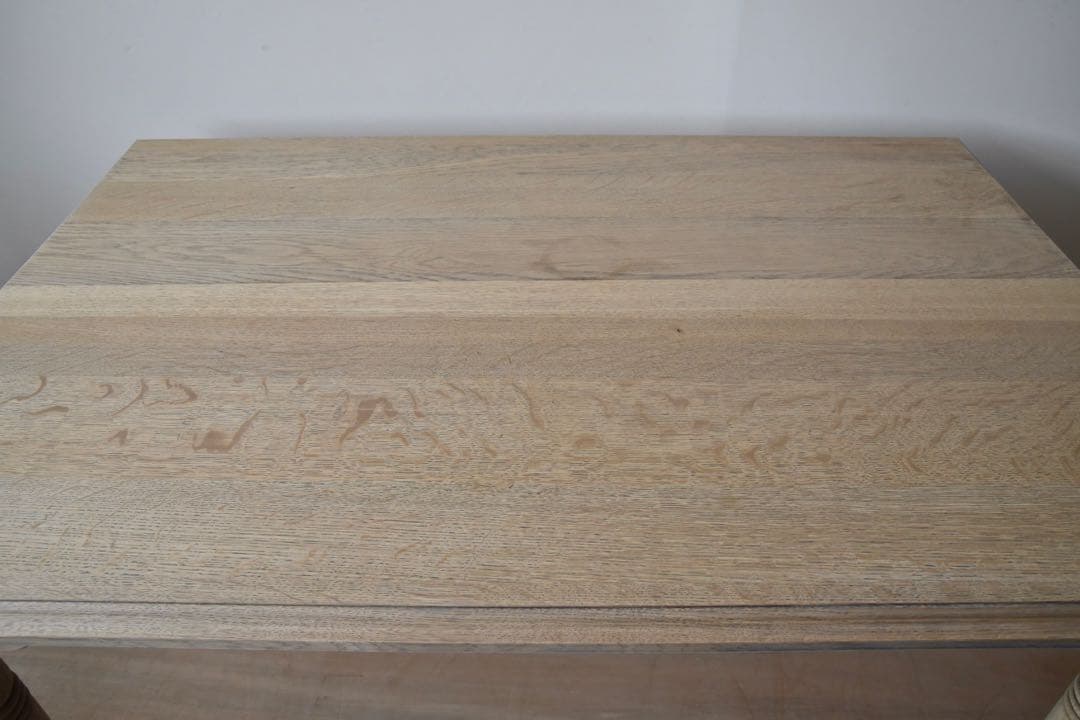 ストリップド家具　アンティークテーブル ろくろ脚テーブル　オークテーブル　古家具