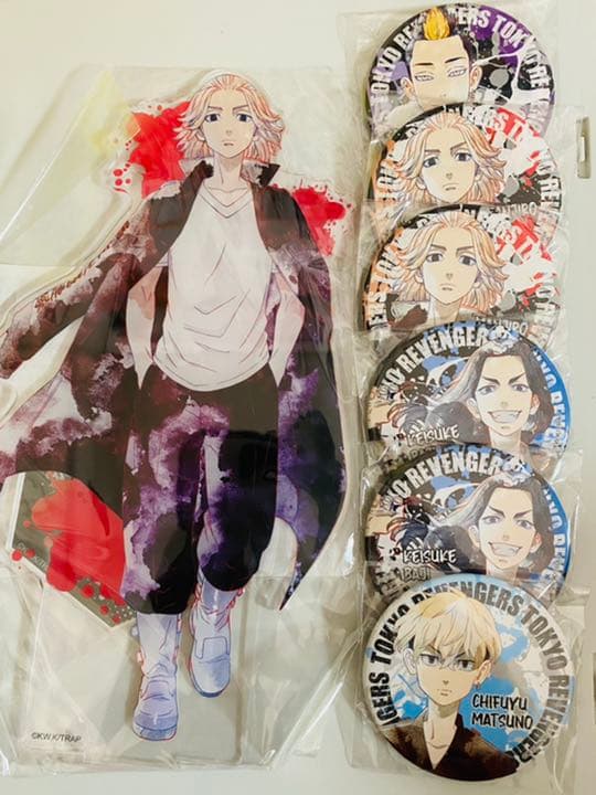 東京リベンジャーズ 東リべ あたりツキ 缶バッジ アクスタ 佐野 千冬