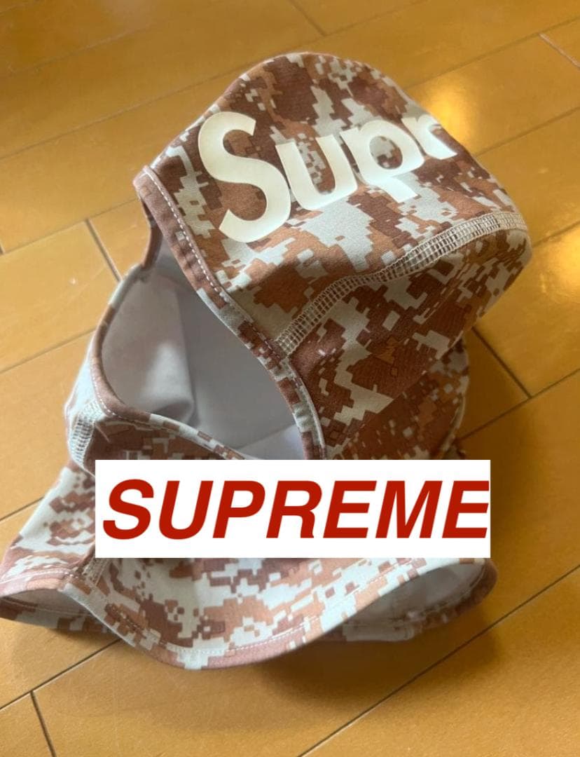 【Supreme】ヒート リアクティブ デジ カモ バラクラバ　タンカラー