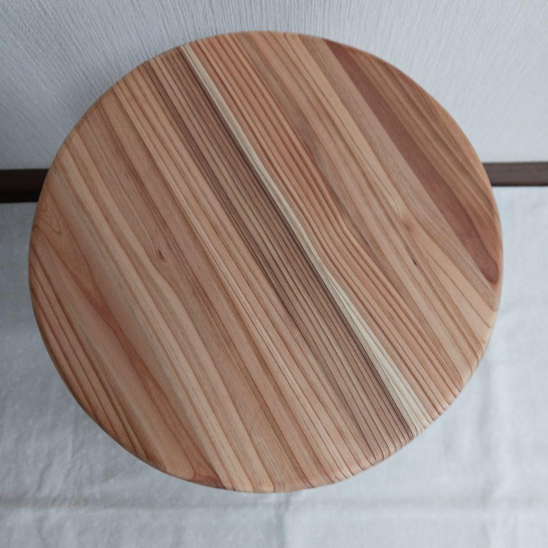 Mon☆Star　ハンドメイド　スツール　高さ50　2脚　茶　ナチュラル