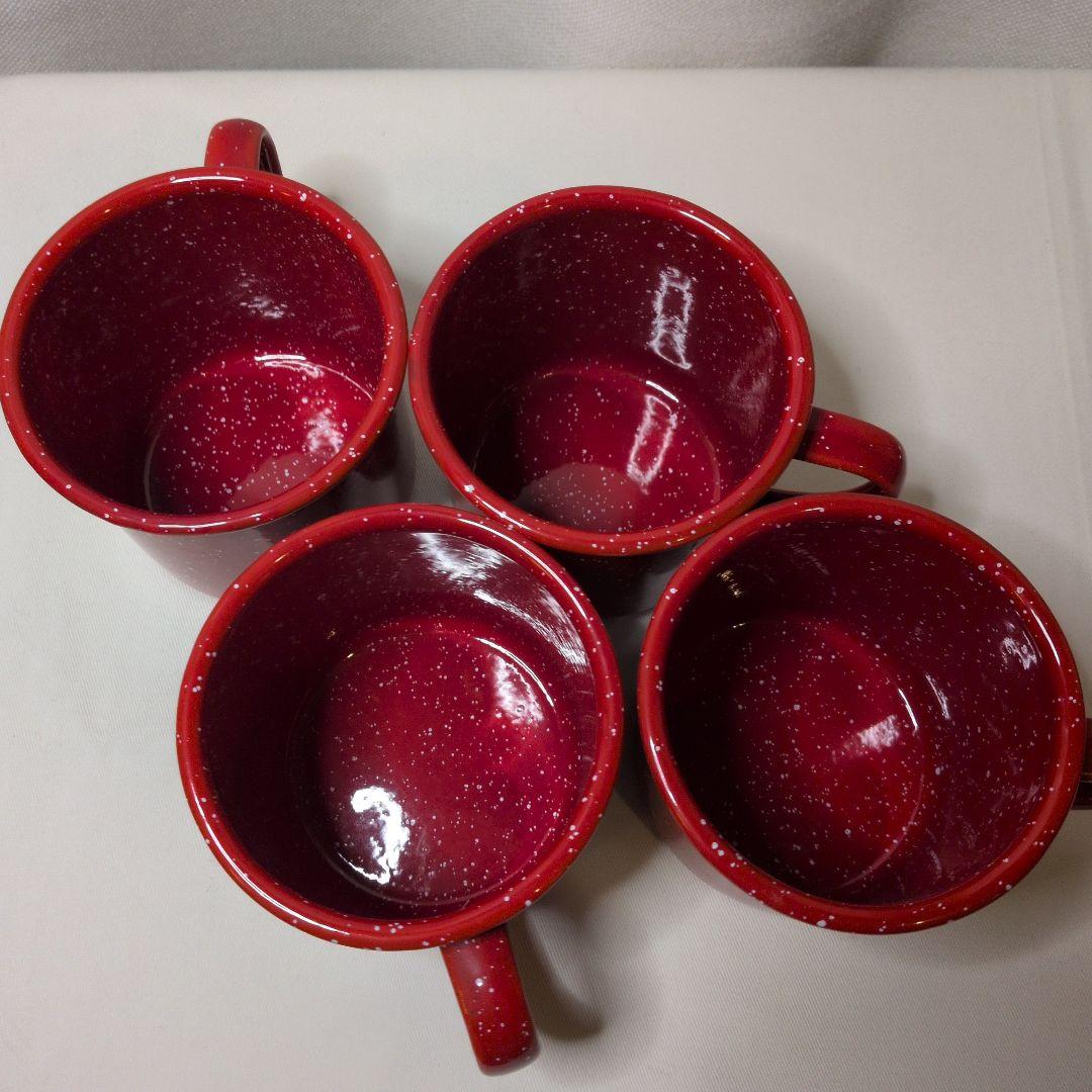 未使用 コールマン Coleman テーブルウェアセット キャンプ用食器 レッド