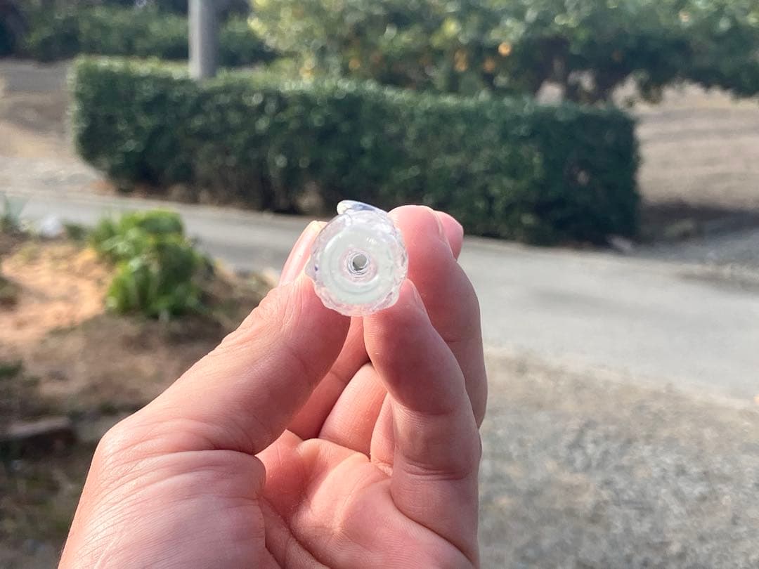 ギヤマン煙管 003- 氷晶（ひょうしょう）ガラスパイプ 約16cm - メルカリ