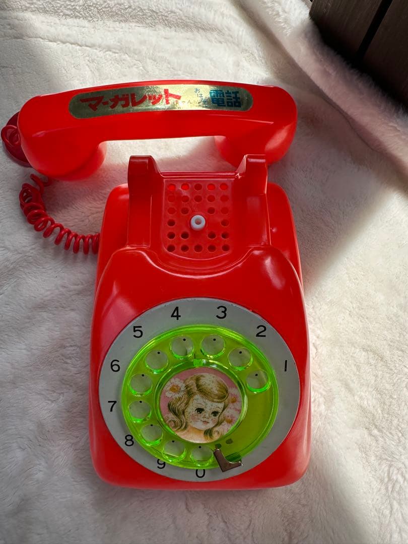 昭和レトロ　中嶋製作所　亀マーク　マーガレットおはなしでんわ　動作確認済み