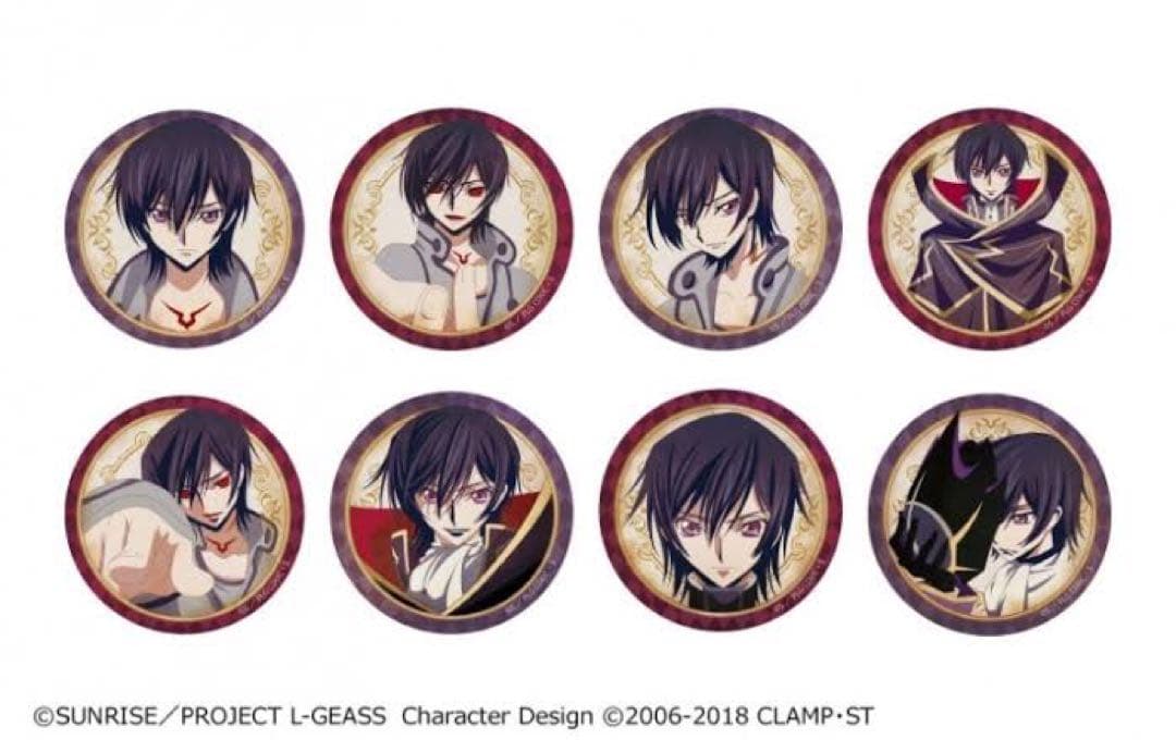 コードギアス 復活のルルーシュ ルルーシュだけ 缶バッジ ゼロ