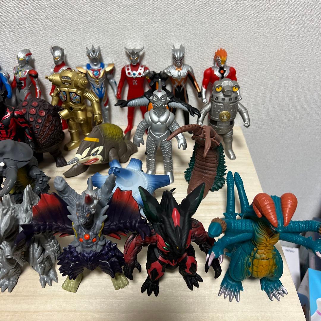 ウルトラマンソフビ59個まとめ売り￼
