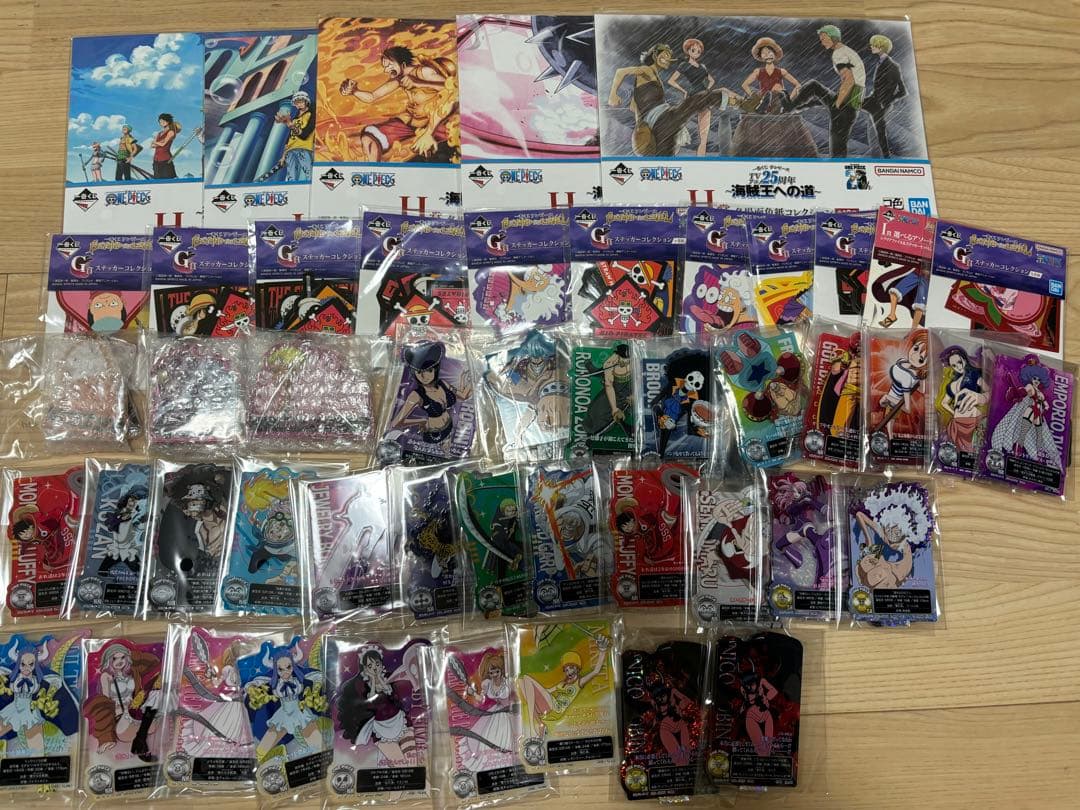 ONEPIECE 下位賞 アクリルスタンド キーホルダー ステッカー まとめ売り