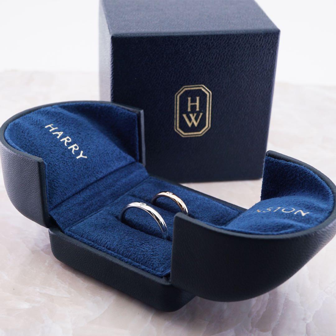 専用★HARRY WINSTON★ ラウンド マリッジリング ペア 定価約64万