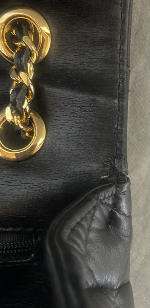 ひ*り様 Givenchy 黒いキルティングショルダーバッグ