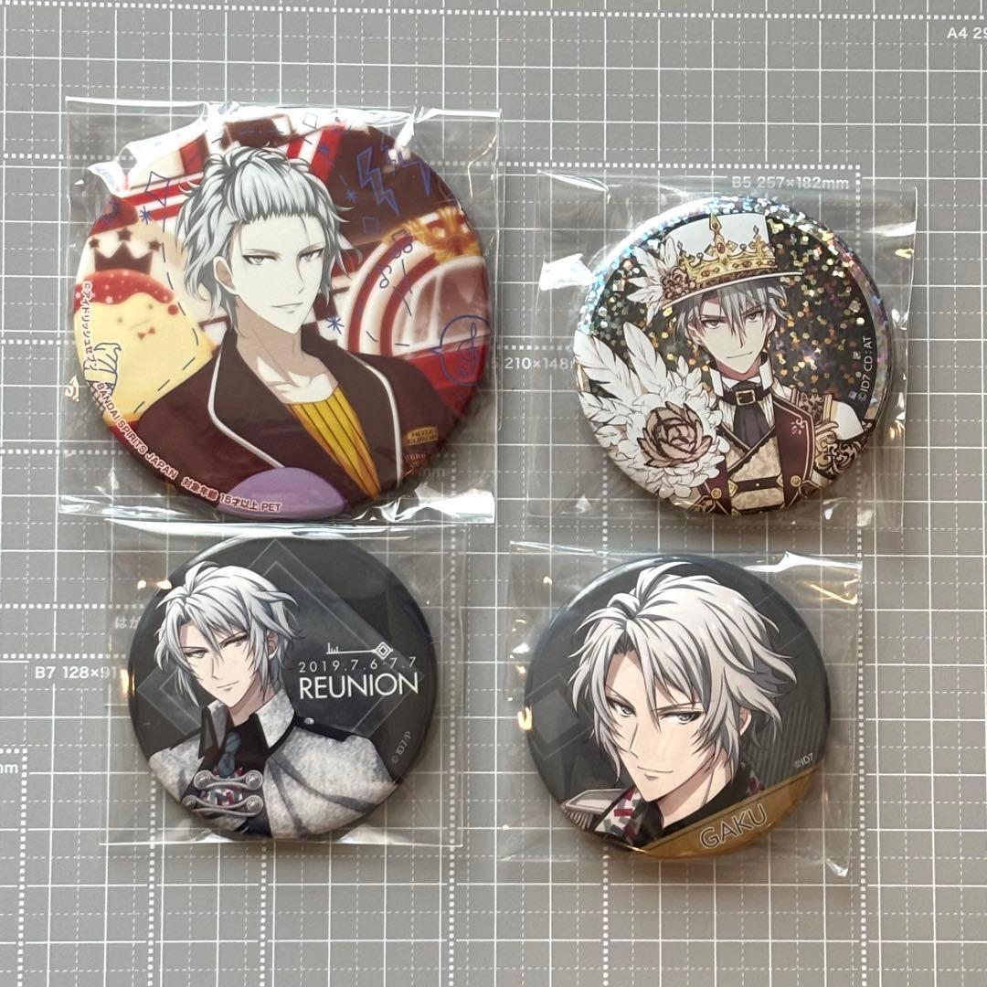 八乙女楽 KV 7th 16点 缶バッジ アイドリッシュセブン アイナナ｜