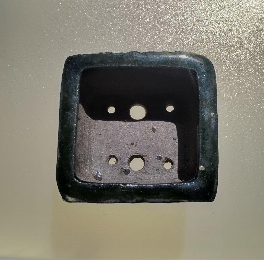 美品・レア　正志　龍ミニ盆栽鉢　【5.5×5.5cm　高さ3cm】