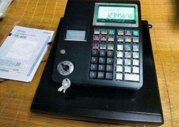 カシオレジスター TE-400 フル設定無料 PC連携売上管理 0808400