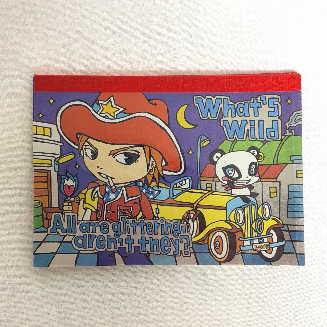 平成レトロ クラックス メモ帳 パンダ 平成ギャル男 シール付き CRUX