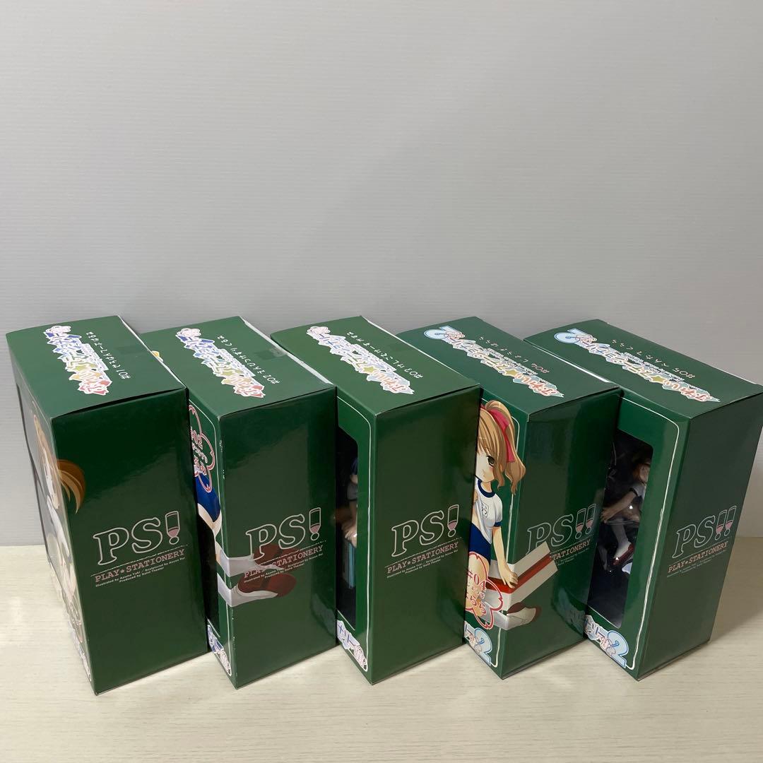 ぷれいステーショナリーフィギュア　はるみ　くるみ　かすみ　はらら　くらら　はらら