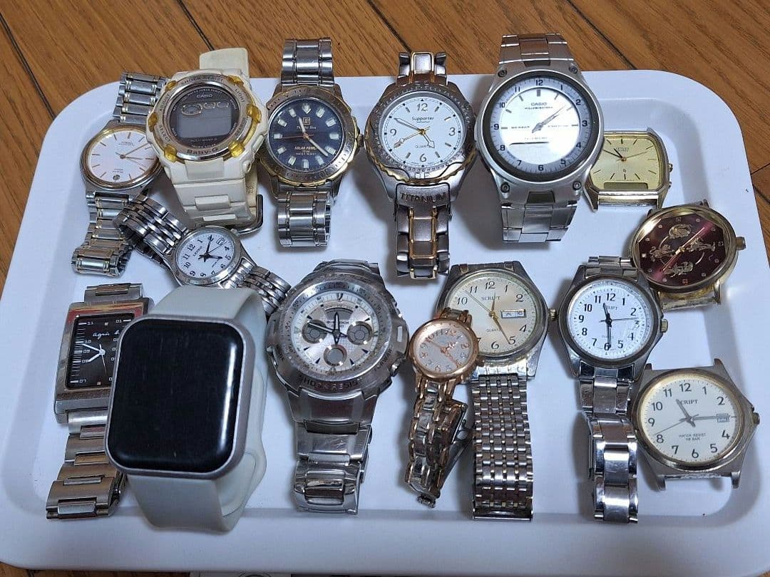 腕時計まとめ売り完全故障品部品取りリペア専用 1269g　状態悪いです❗