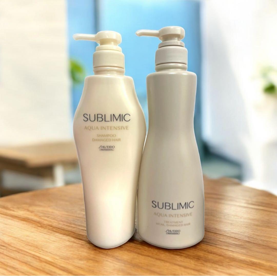 サブリミック アクアインテンシブシャンプー 500mLトリートメントW 500g