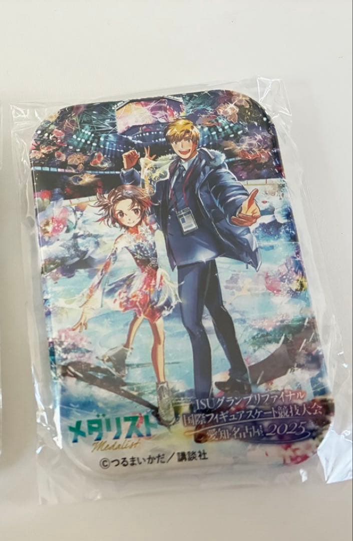 ISUグランプリファイナル 2025ピンバッチ　缶バッチ　メダリスト　非売品 メダリスト オリジナル缶バッジ ISUグランプリファイナル 愛知・名古屋