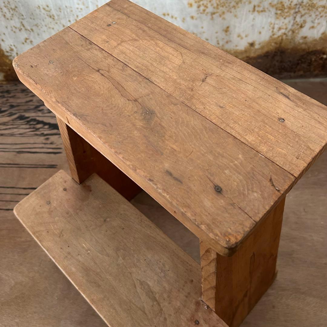 木製】 踏み台 棚 キャンディーノ 木製踏み台、棚 キャンディーノ様