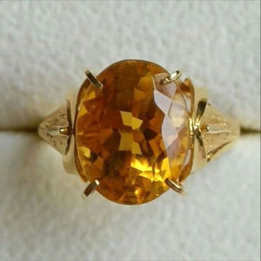 K18 トパーズリング 12号