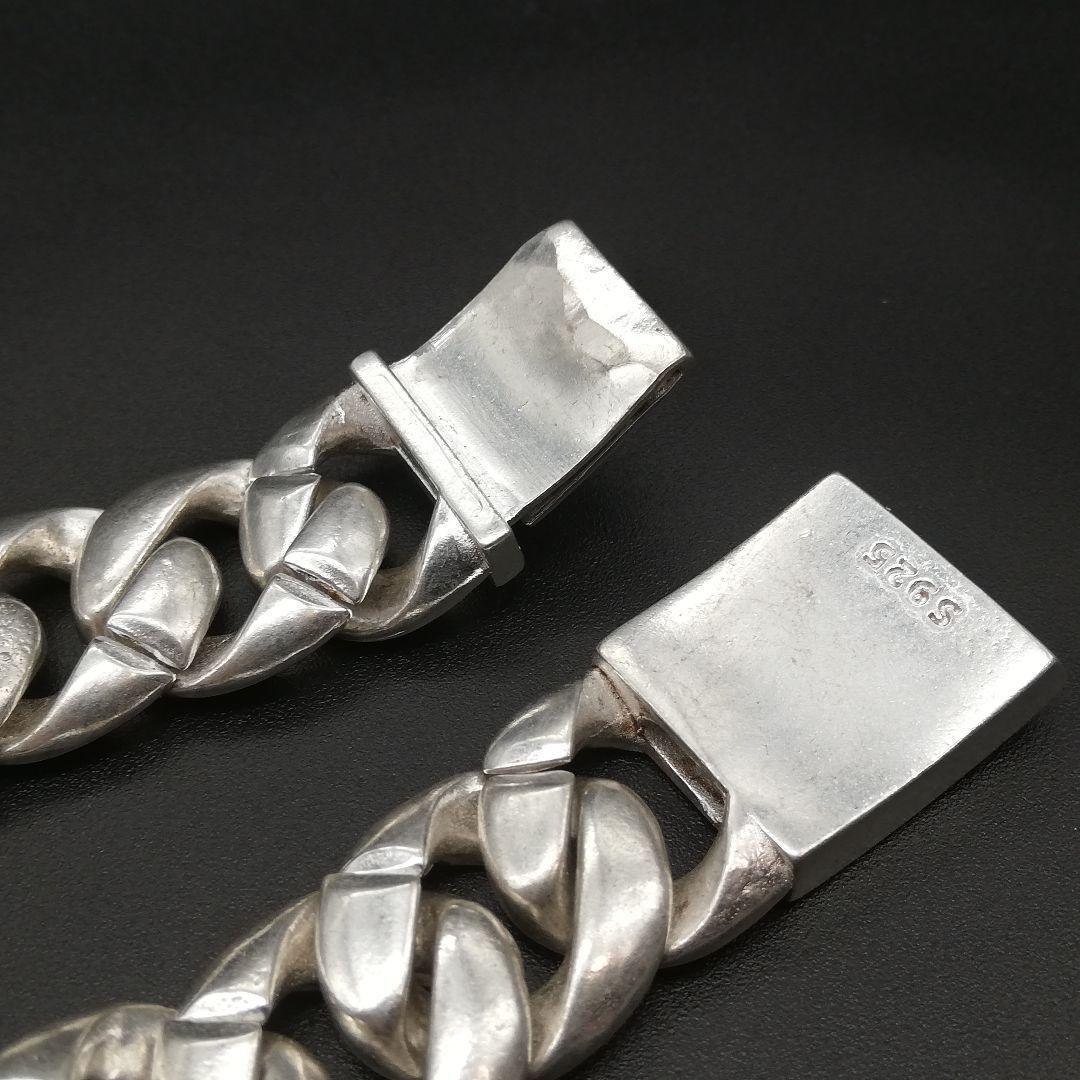 20mm Silver 925 ブレスレット 純銀 メンズ シルバー 極太 【公式通販