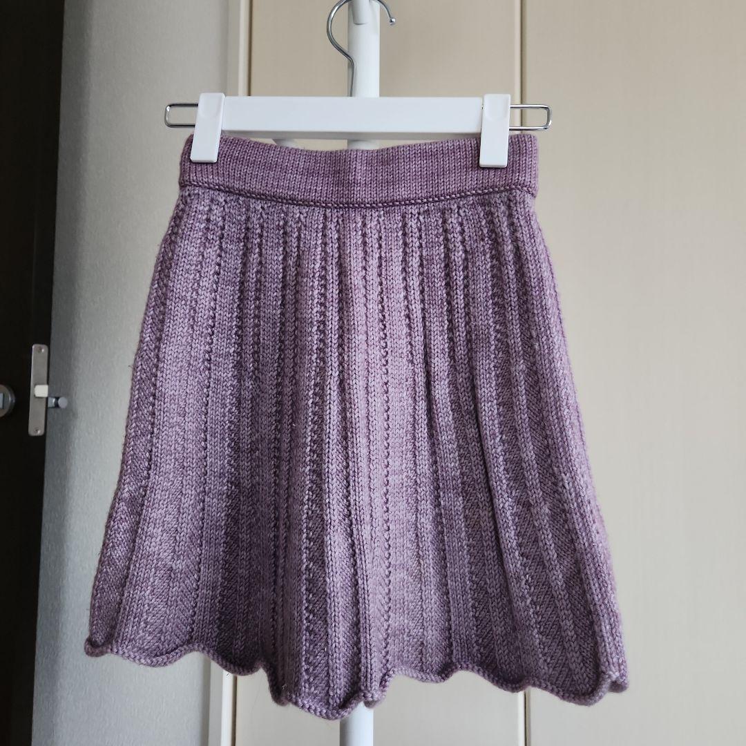 着用2回misha&puff　Chevron Skirt periwinkle