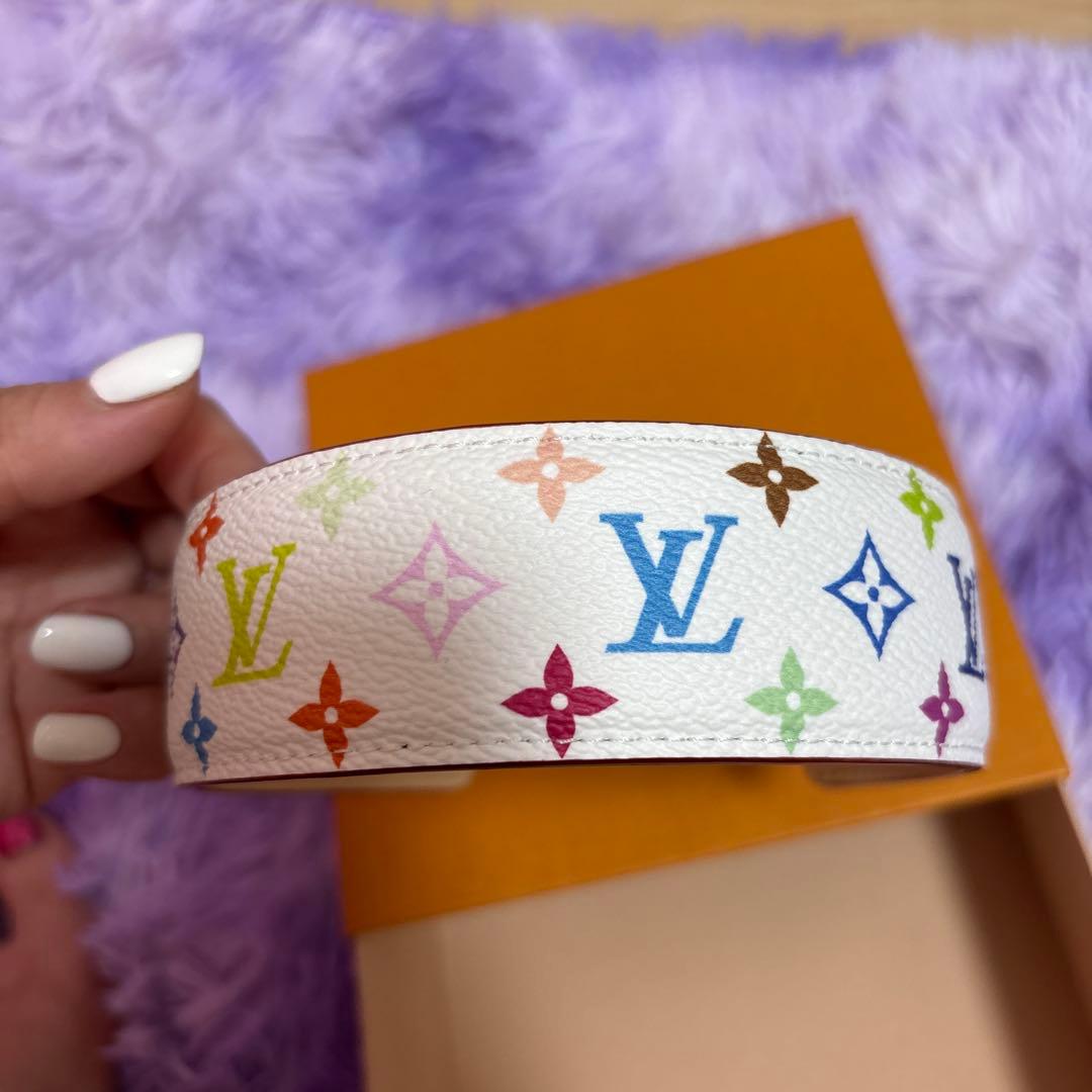 新品VUITTONマルチカラーヘッドバンド　ヘアバンド　カチューシャ