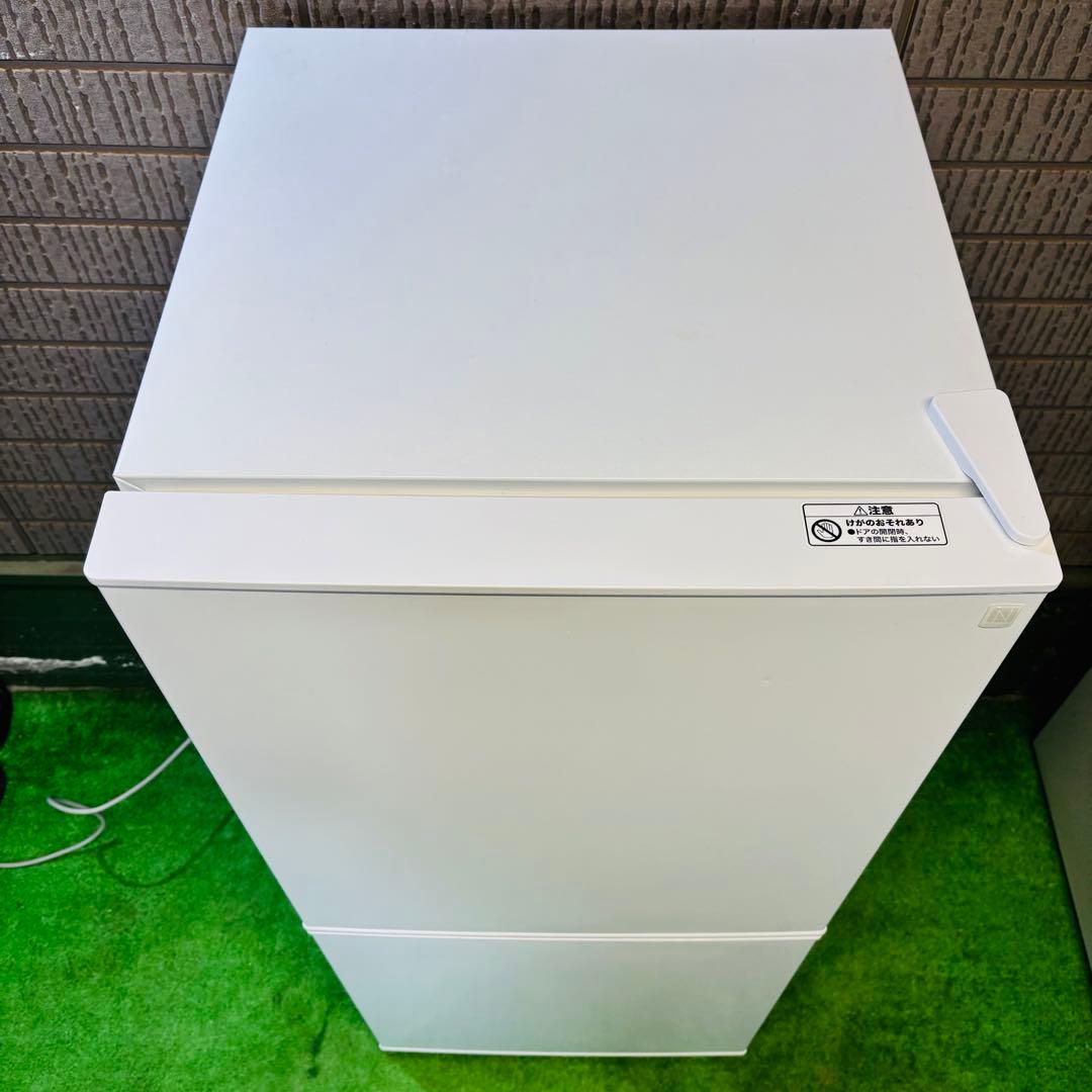 23年製 106L 冷蔵庫 一人暮らし シンプルホワイト【地域限定配送無料】