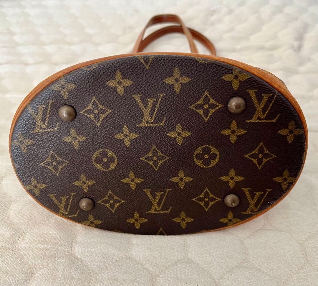 LOUIS VUITTON PM バケット ハンドバッグ ポーチ付 モノグラム