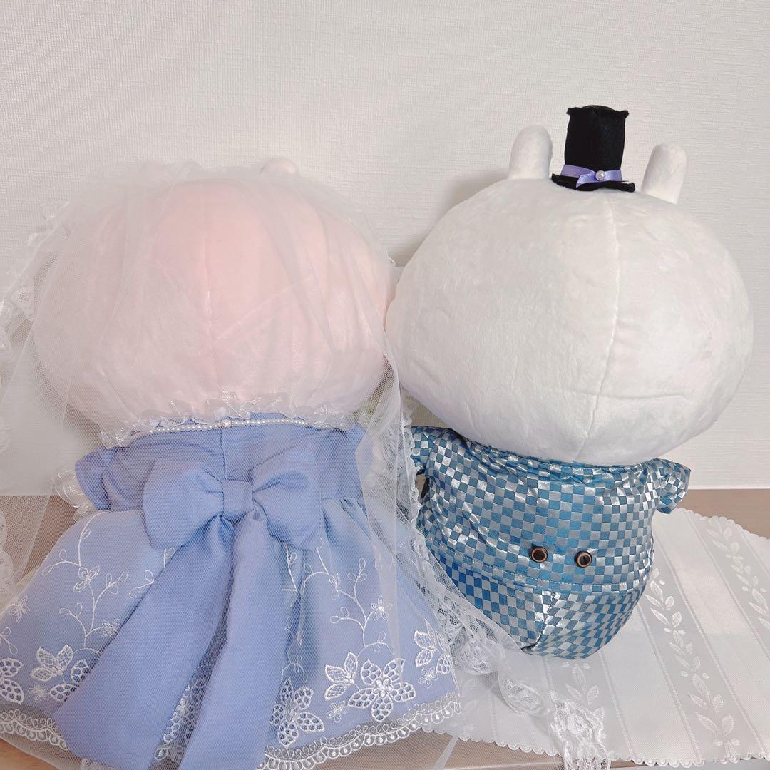 うさまるウェディングドールウェルカムドールぬいぐるみペアセット