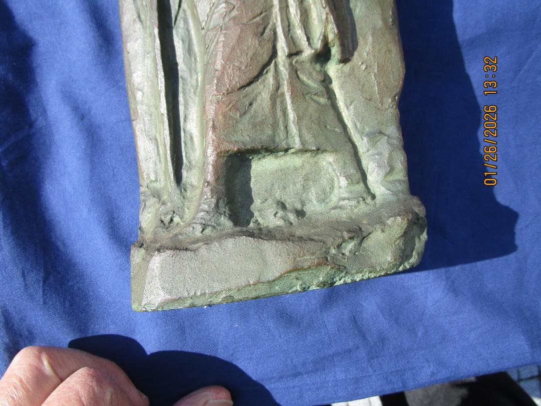 北村西望　置物　ブロンズ製【?】　仏教美術　1体