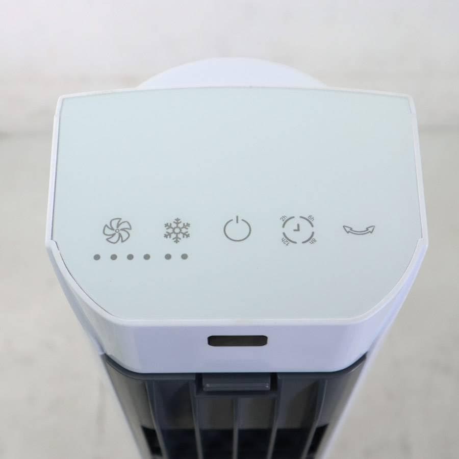 値下25年製 動作品 ここひえタワー T2 冷風扇 リモコン付き ミスト機能