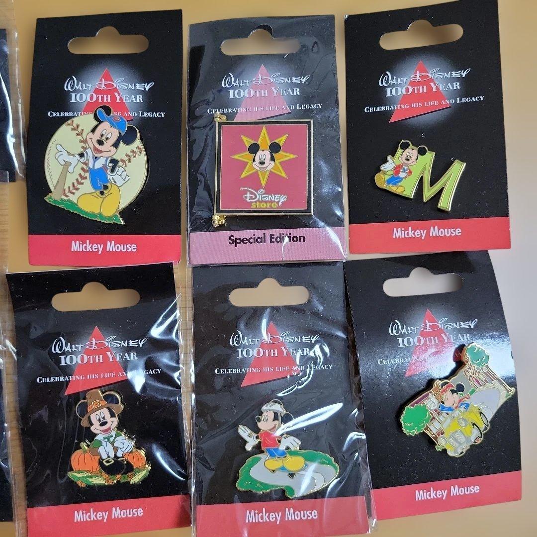 【ディズニー】 ミッキー　100周年　ピンバッジ　ピンコレクション　まとめ売り