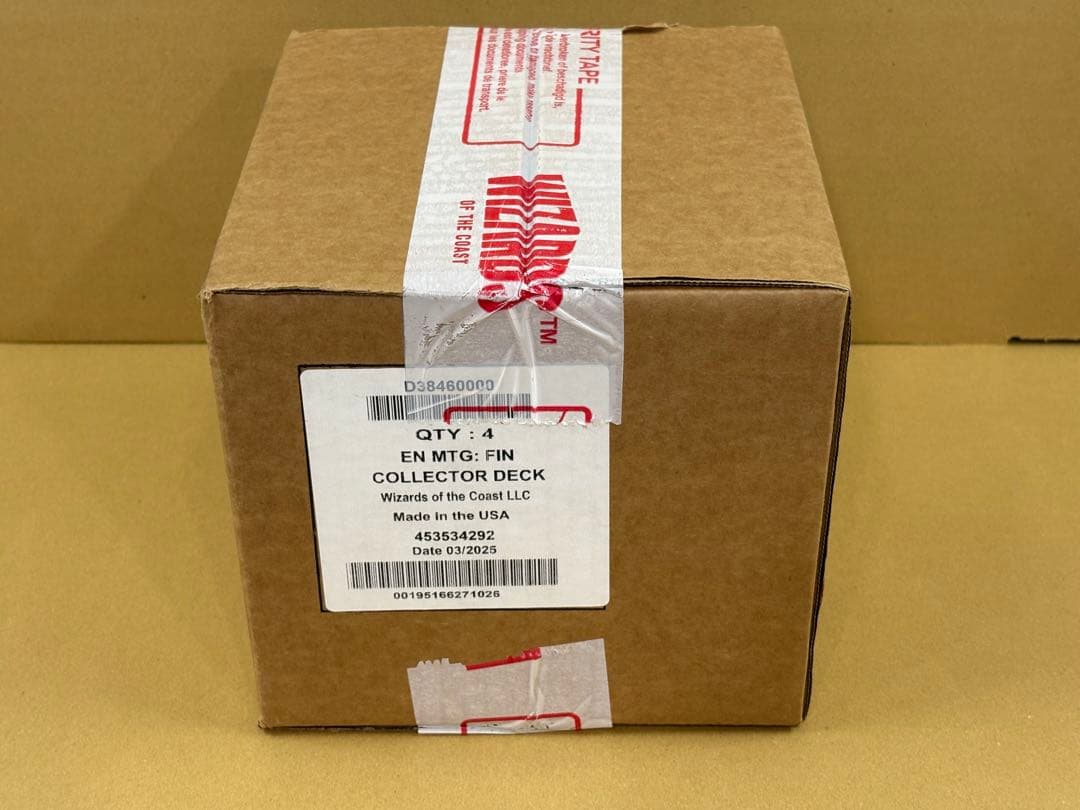 新品未開封!! MTG FINALFANTASY 統率者 コレクター版 英 4種