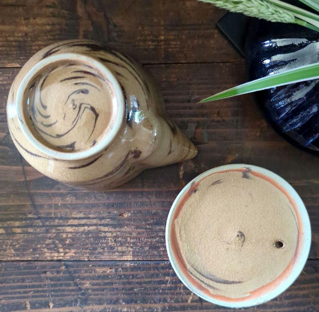 陶芸 茶道具 上野焼 香春徹山窯 山岡徹山 玉露茶器揃【宝瓶