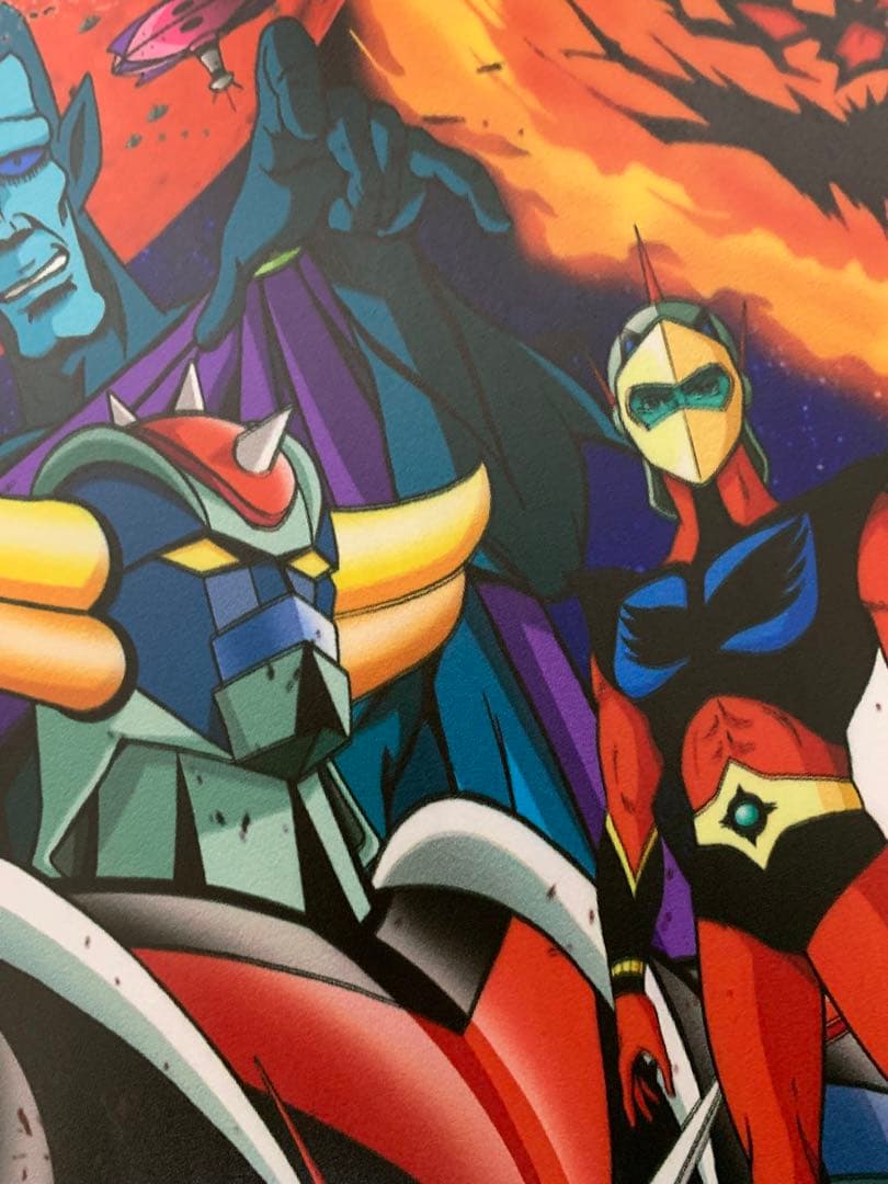 ◇UFOロボグレンダイザー◇4枚セット◇金属製ポスタ–◇30X20cm